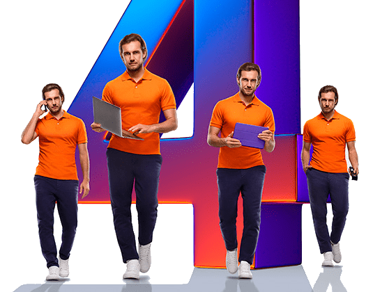 Великолепная четверка Ростелеком в&nbsp;деревня Верхососенье Центральное (Орловская область)